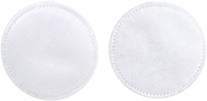 SKY-TOUCH 100% cotton makeup remover pads, 150 pieces of soft round cotton pads. Suitable for sensitive skin, gentle makeup removal, pure cotton round makeup remover pads, soft and durable, 5.8*5.8cm