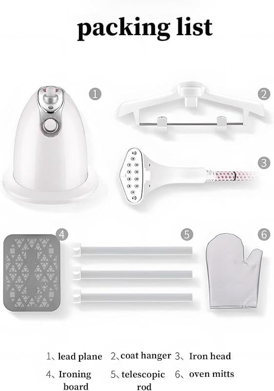 SKY-TOUCH 1800W Vertical Garment Steamer for Clothes,Quick Care with Powerful Steam Upto 35g/min,1.4L Detachable Tank,Glove,Ideal for Delicate Clothes and Long Garments,10 Gear Adjustment