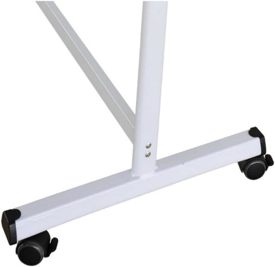 SKY-TOUCH Mobile Whiteboard with Stand 90x120cm, Double Sided Magnetic Whiteboard on Wheels, Mobile Standing White Board for Office, Classroom & Home