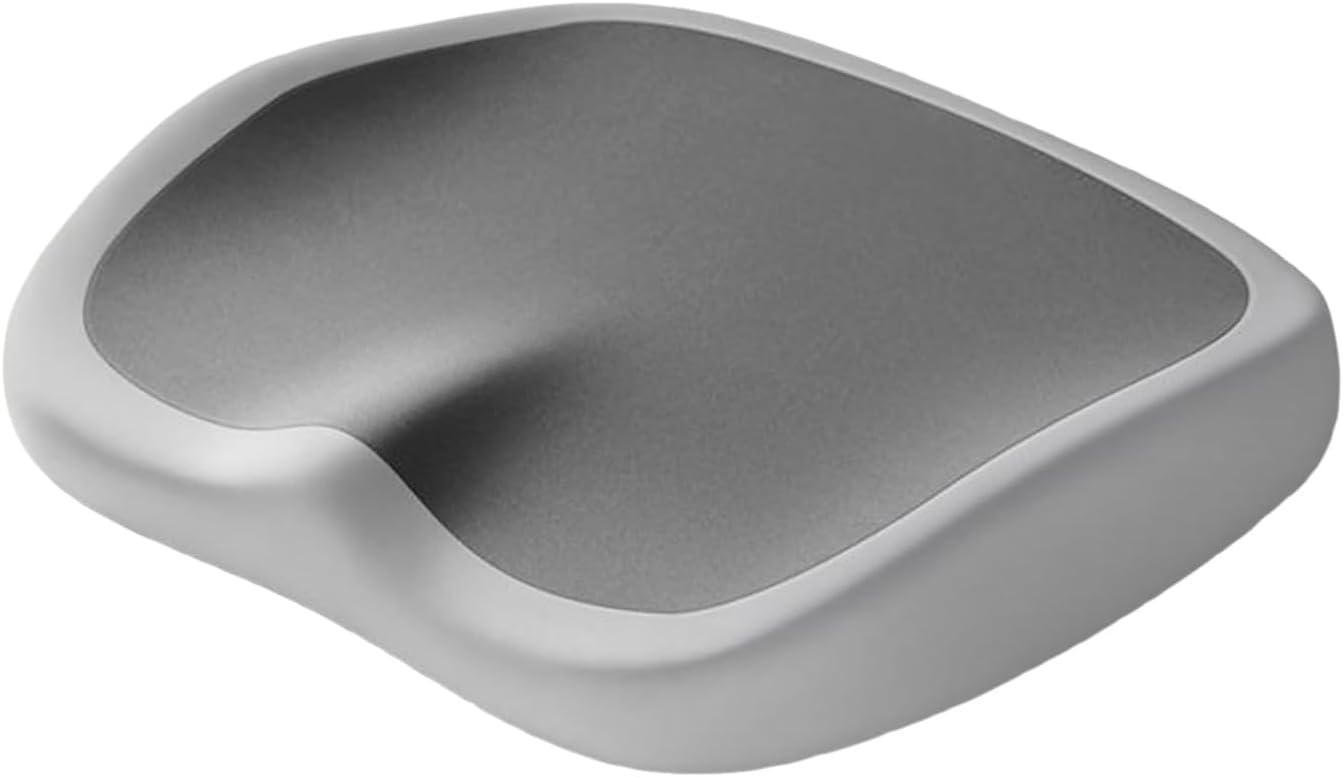 SKY-TOUCH memory foam seat cushion, relieves coccyx, sciatica, back pain, ergonomic seat cushion, suitable for office chairs, cars, office workers, pregnant women (gray)