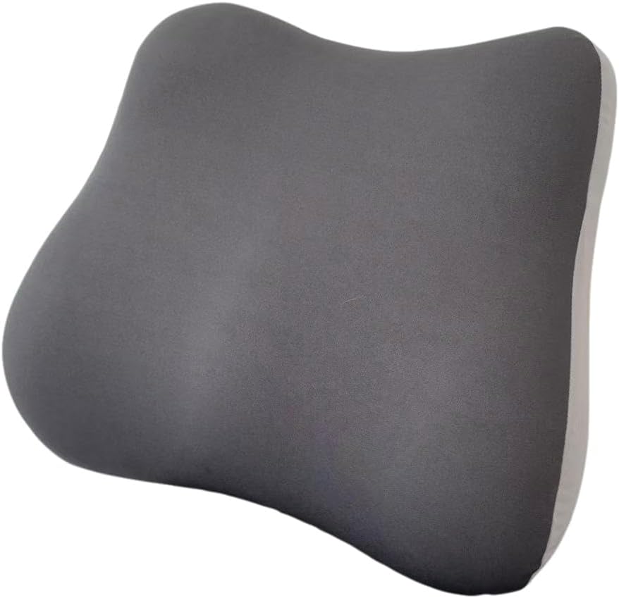SKY-TOUCH Ergonomic Lumbar Support Pillow, Memory Foam Backrest for Car or Office Chair - Fits Most Seats, Travel, Driving, Lumbar Support Pillow, Back Pain Relief, Improve Posture