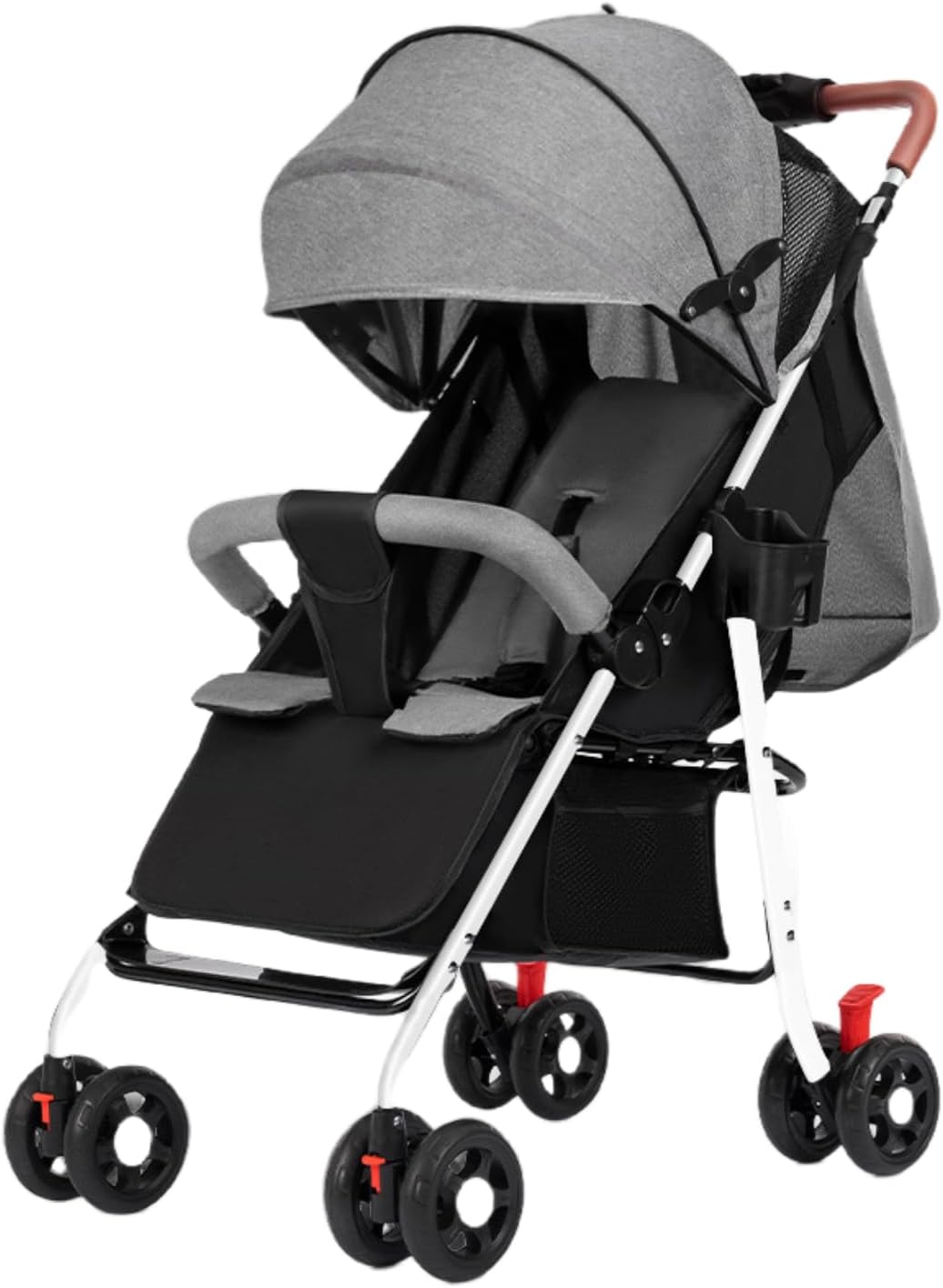 travel stroller that reclines flat SKY-TOUCH Lightweight Travel Stroller, Foldable Baby Stroller With Lar – SKY-TOUCH UAE