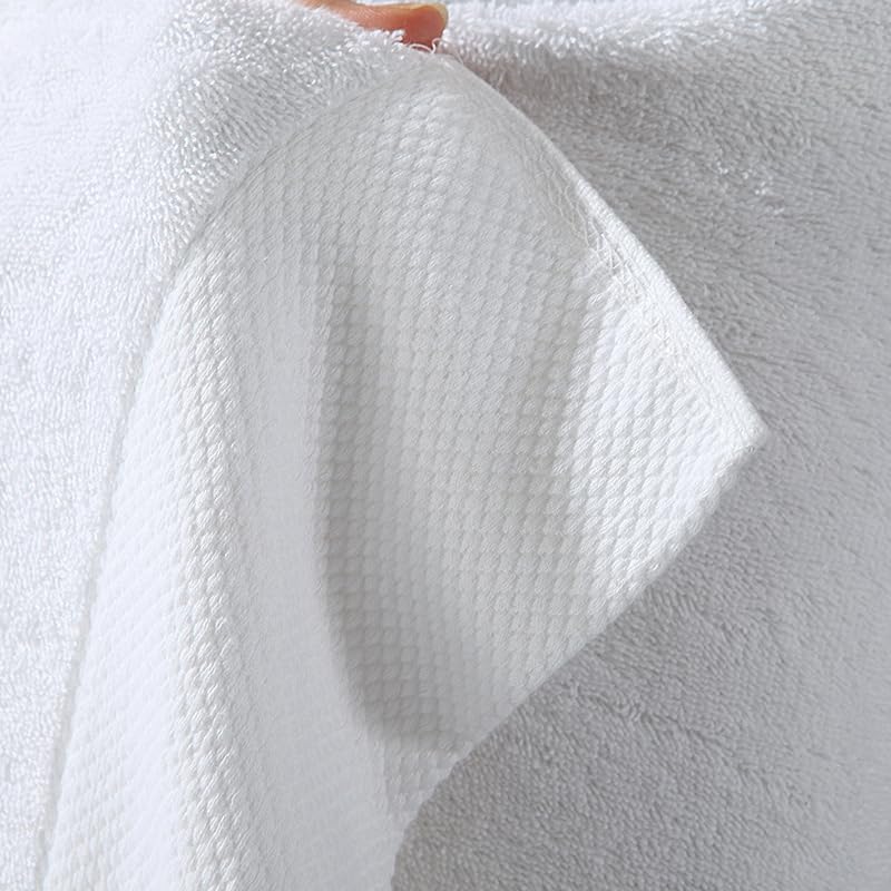 SKY-TOUCH Bath Towel 100% Cotton 4pcs, Premium Hotel Qualit y Large Bath Towel 70x140 cm, Premium Bath Sheet Soft & Highly Absorbent for Home Bathroom Hotel (White)