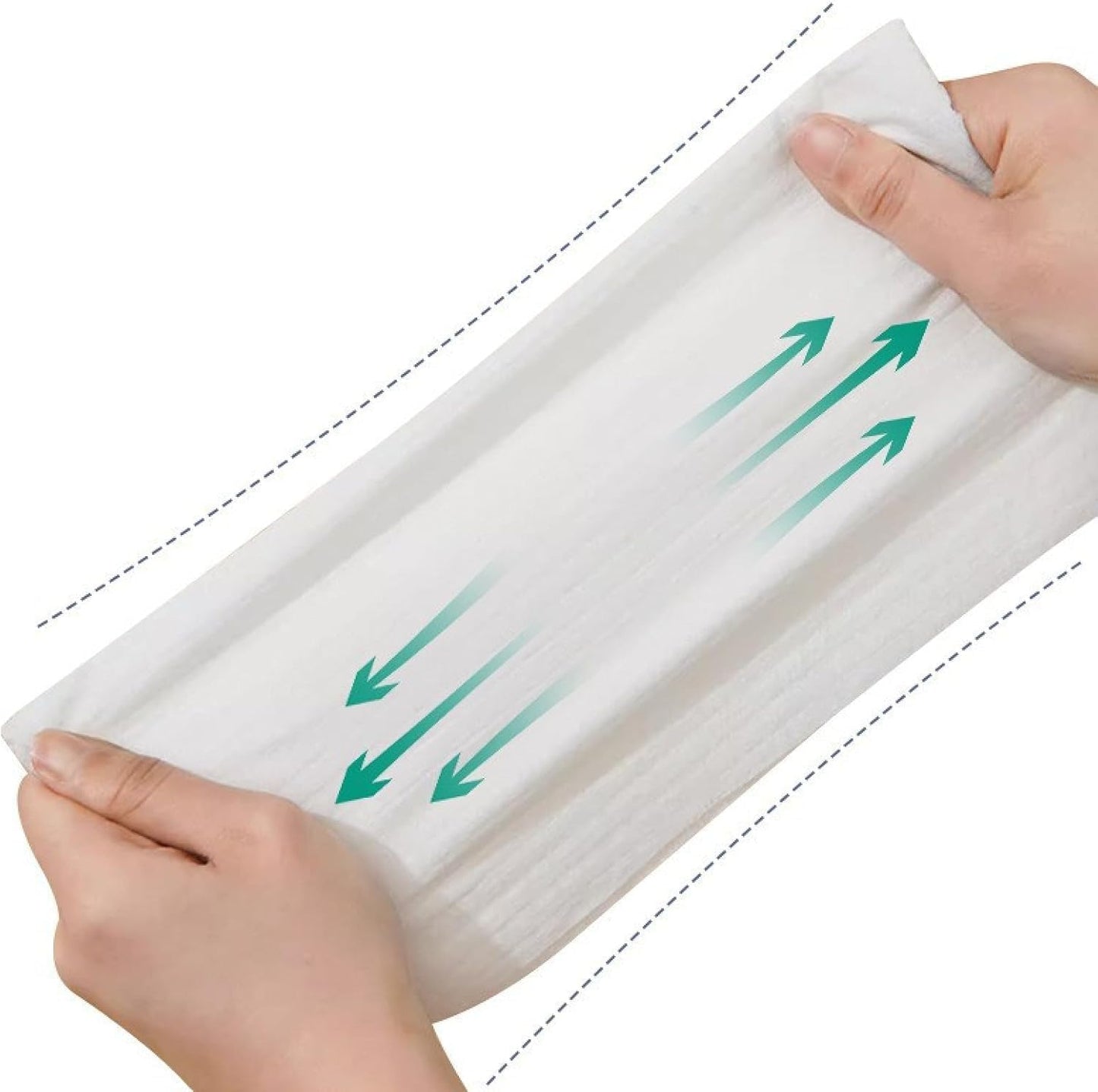 SKY-TOUCH 50 draws Disposable Dish Rags,Dish Towels,Disposable Cleaning Cloths for Kitchen Degreasing Disposable Dish Rags,White(1 pack)