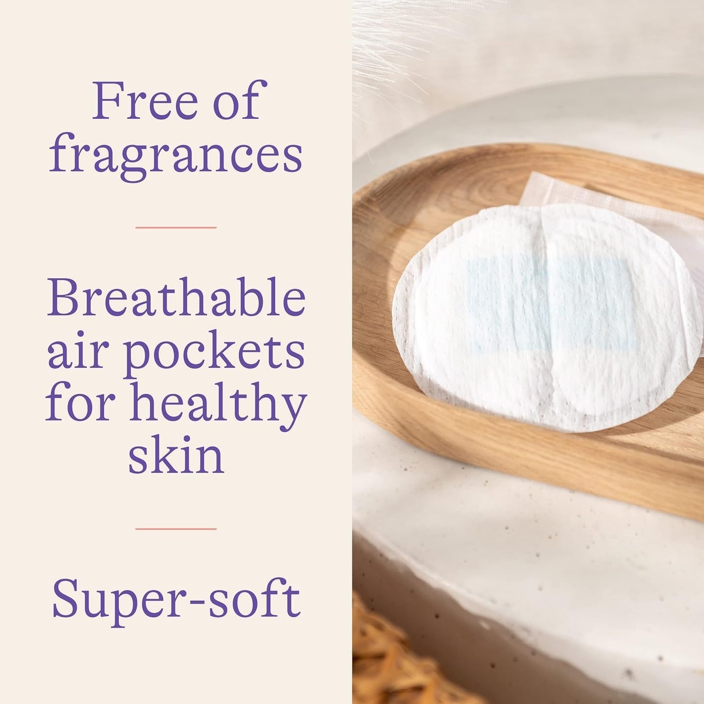 SKY-TOUCH 30 sheet Disposable Breast Pads,Soft Nursing Pads Breast Pads,Wrapped Absorbent Breast Pads for Breastfeeding, Ultra-Absorbent and Portable Breast Pads,Leak-Proof Portable Nipple Pads
