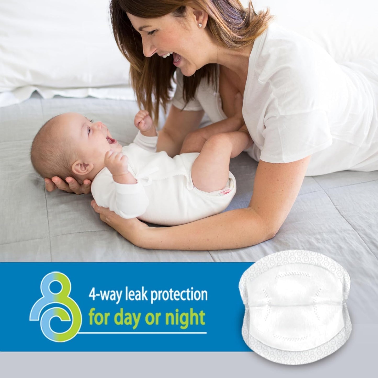 SKY-TOUCH 30 sheet Disposable Breast Pads,Soft Nursing Pads Breast Pads,Wrapped Absorbent Breast Pads for Breastfeeding, Ultra-Absorbent and Portable Breast Pads,Leak-Proof Portable Nipple Pads