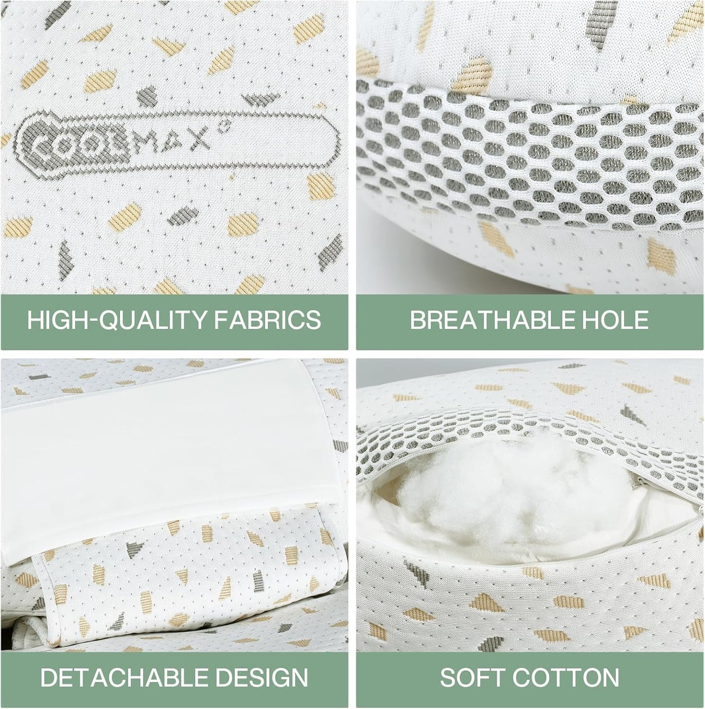 SKY-TOUCH Pregnancy pillow,Side Sleeper Pillow Pregnant,Support Waist, Abdomen and Legs,Comfortable Side Sleeping Waist Belly Back Support U-shaped Multifunctional Pillow,Removable and washable