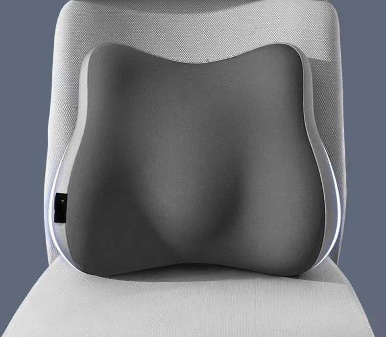SKY-TOUCH memory foam seat cushion and back cushion, relieves coccyx, sciatica, back pain, ergonomic seat cushion, suitable for office chairs, cars, office workers, pregnant women (gray)