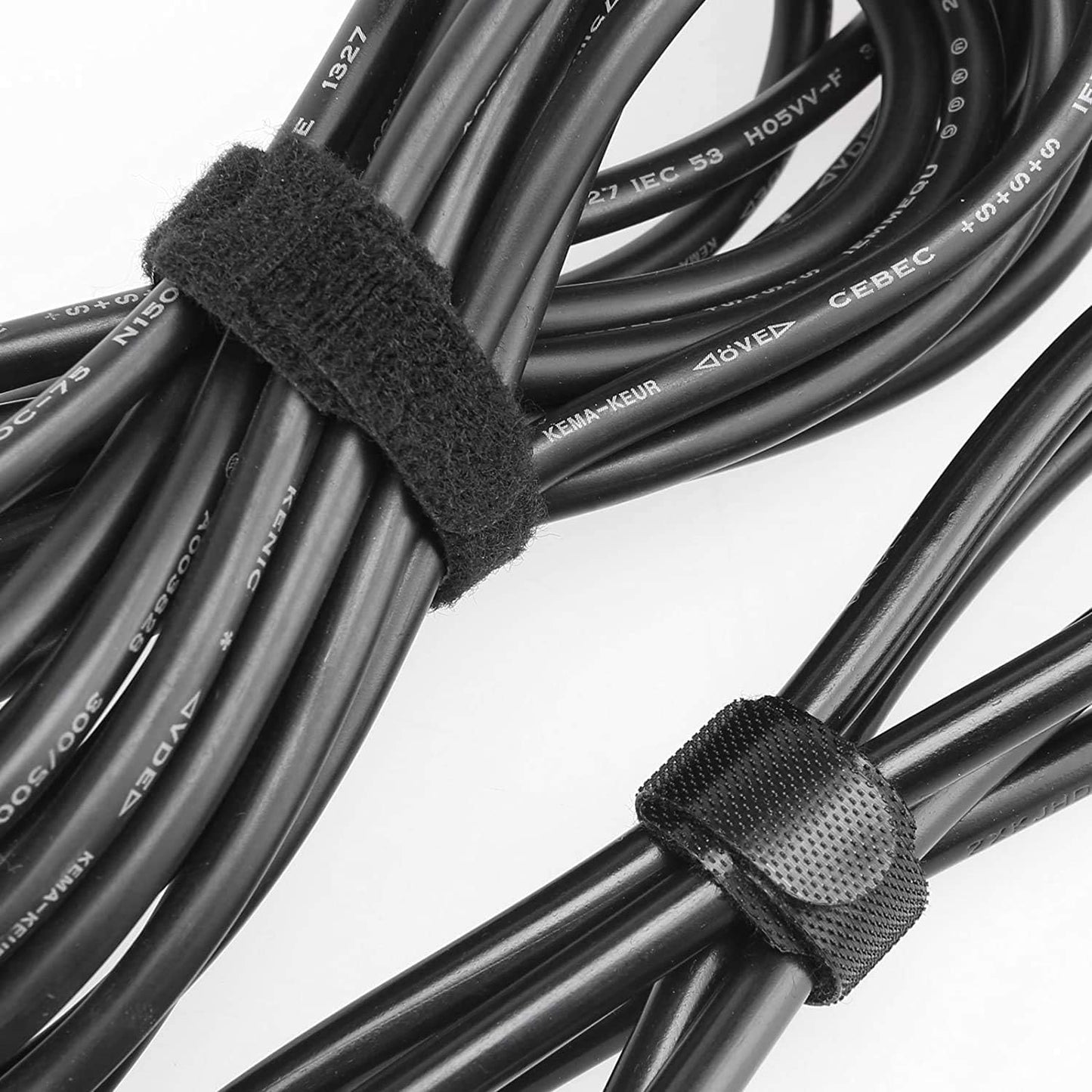 SKY-TOUCH 160PCS Reusable Cable Ties, Adjustable Hook & Loop Cord Organizers, Nylon Wire Management Straps for Home, Office & Electronics