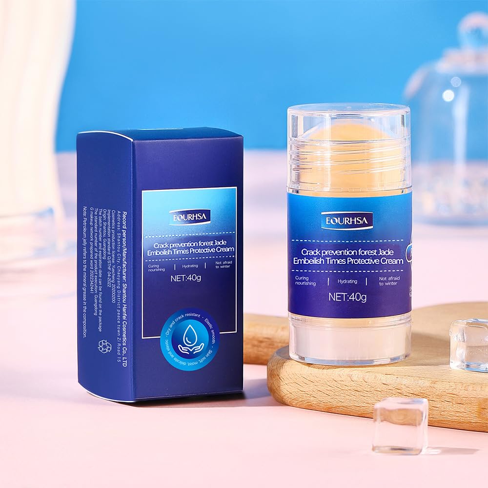 SKY-TOUCH Foot & Hand Repair Stick – Moisturizing Balm for Dry, Cracked Skin, Enriched with Vitamin E & Squalane, 40g, Protective Barrier for Soft, Smooth Skin