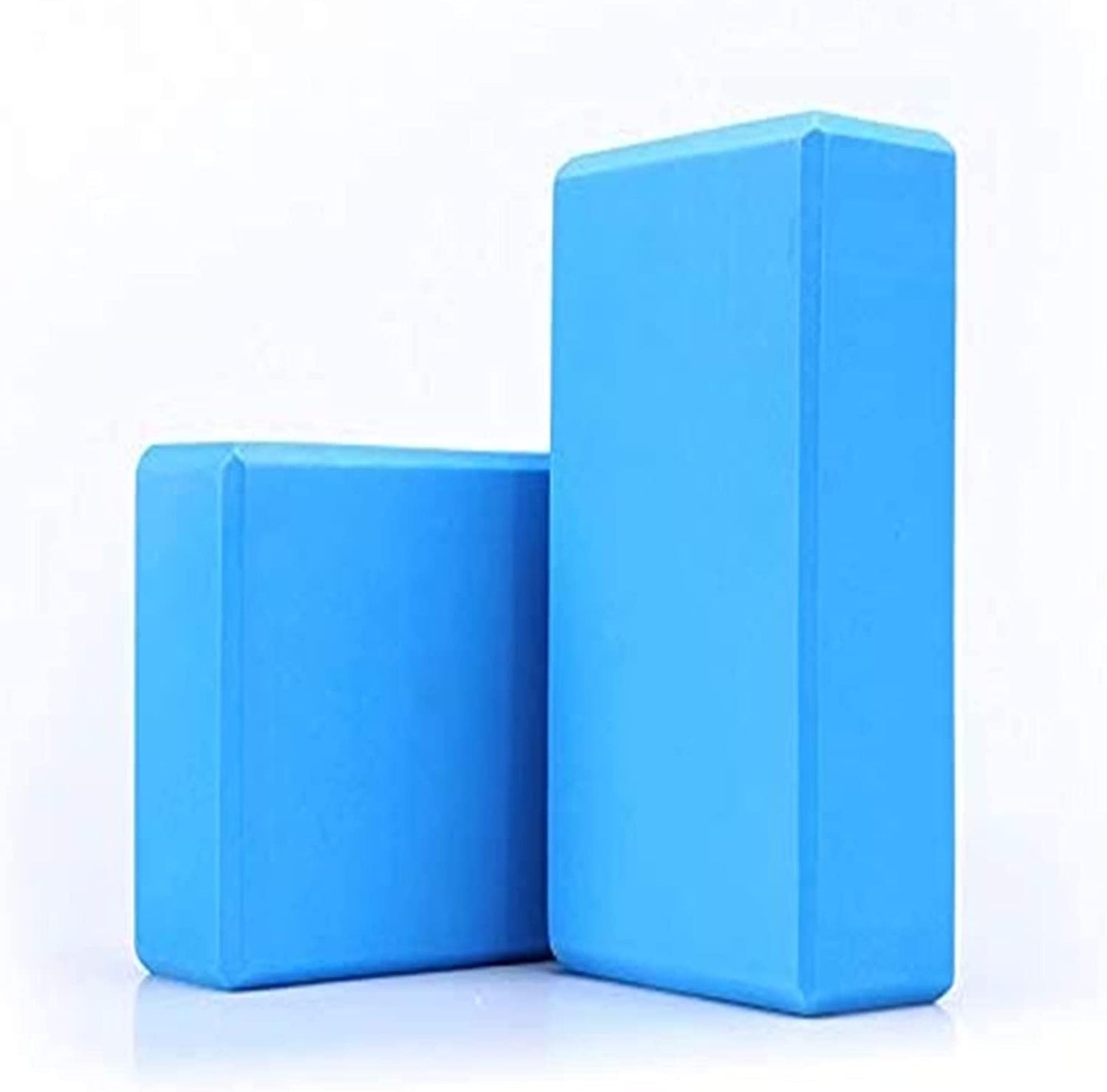 SKY-TOUCH Yoga Block Brick 2 Pack، غير قابل للانزلاق اليوغا كتلة الطوب رغوة المنزل ممارسة اللياقة البدنية الصالة الرياضية عالية الكثافة كتل رغوة EVA لتحسين تمتد اليوغا / بيلاتيس / اللياقة البدنية 9 "× 6" × 3 "