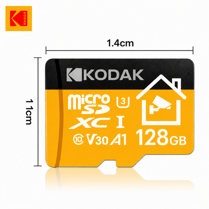 Camera Memory Card, KI330 64GB/128GB microSDXC Memory SD Card,High Speed Micro SD Card for Security Cameras, Dash Cams, Home Surveillance, 4K Video Recording, Fast Data Transfer