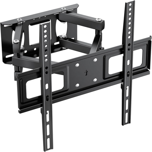 SKY-TOUH TV Wall Mount Stand for 26-55 Flat Screen/LED/4K TVs, Full Motion TV Mount with Swivel and Tilt Articulating Dual Arms, Max VESA 400x400mm, Holds up 50KG