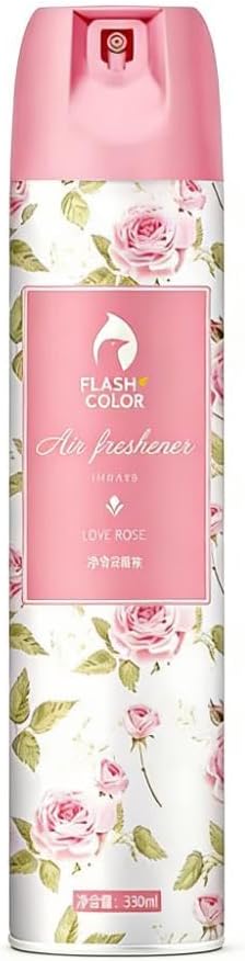 SKY-TOUCH Rose Blossom Air Freshener Spray 330ml - Long-Lasting Fragrance, Odor Neutralizer & Air Purifier for Home & Office