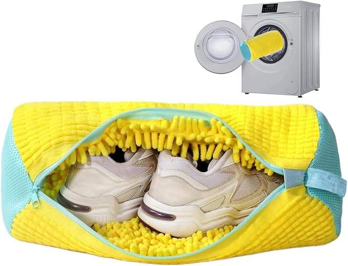 SKY-TOUCH Shoe Washing Machine Bag 1PCS, Reusable 360° Deep Cleaning Laundry Bag for Tennis Shoes, Sneakers and Slippers