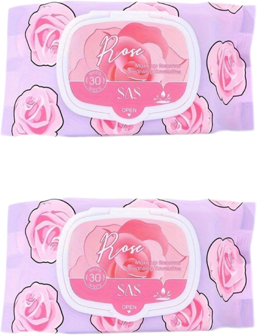 SKY-TOUCH Makeup remover wipes, gentle facial wipes, cleansing wipes, suitable for normal skin type, immediately remove cosmetics and impurities Alcohol Free, 60 Wipes（6 pack）