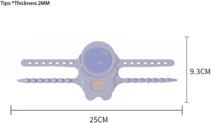 SKY-TOUCH 3PCS Silent Door Closer Cushion for Baby Rooms,Lock Buffer， Purple, Noise Reduction & Impact Protection, Soft Close for Quiet & Safe Doors