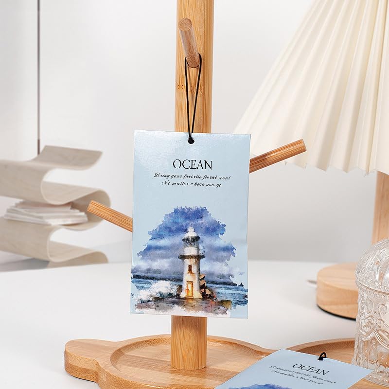 SKY-TOUCH Fragrance sachets，Ocean Rose Lavender Vanilla Scented Sachets, 3 Boxes/12Pcs (4 Scents), Long-Lasting Air Freshener for Home & Office, Natural Deodorizer for Closet, Bathroom, Bedroom