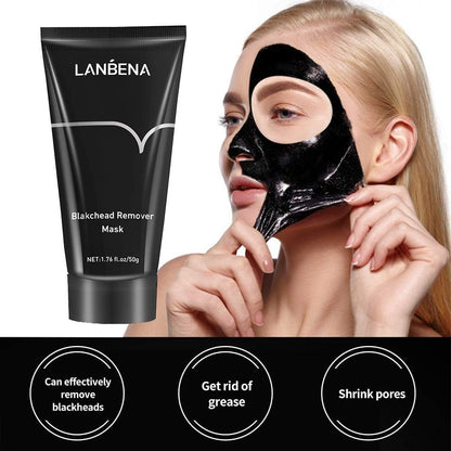 SKY-TOUCH Blackhead Removal Mask Peel Off Facial Black Mask, Purifying Bamboo Charcoal Nose Facial, Removes Blackheads Acne, Deep Pore Cleansing, Skin Brightening for All Skin Types of Men and Women
