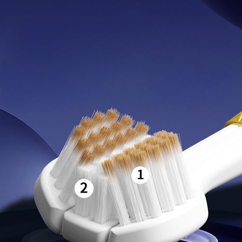 SKY-YOUCH Adult Soft Τoothbrush, Medium Soft Τoothbrush, Three-sided Bristle Τoothbrush, Excellent Cleaning Effect, Convenient for Traveling, Suitable for Sensitive Teeth and Gum Recession (6 Pack)