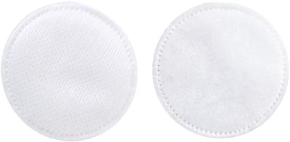 SKY-TOUCH 100% cotton makeup remover pads, 150 pieces of soft round cotton pads. Suitable for sensitive skin, gentle makeup removal, pure cotton round makeup remover pads, soft and durable, 5.8*5.8cm