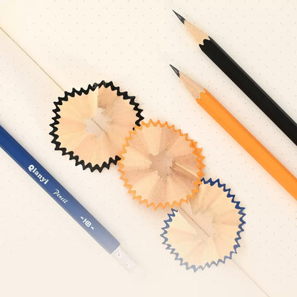 SKY-TOUCH HB hexagonal wood pencil, two set of 24, natural wood pencil set, non-toxic and environmentally friendly, suitable for smooth writing in exams, schools, offices, painting and sketching