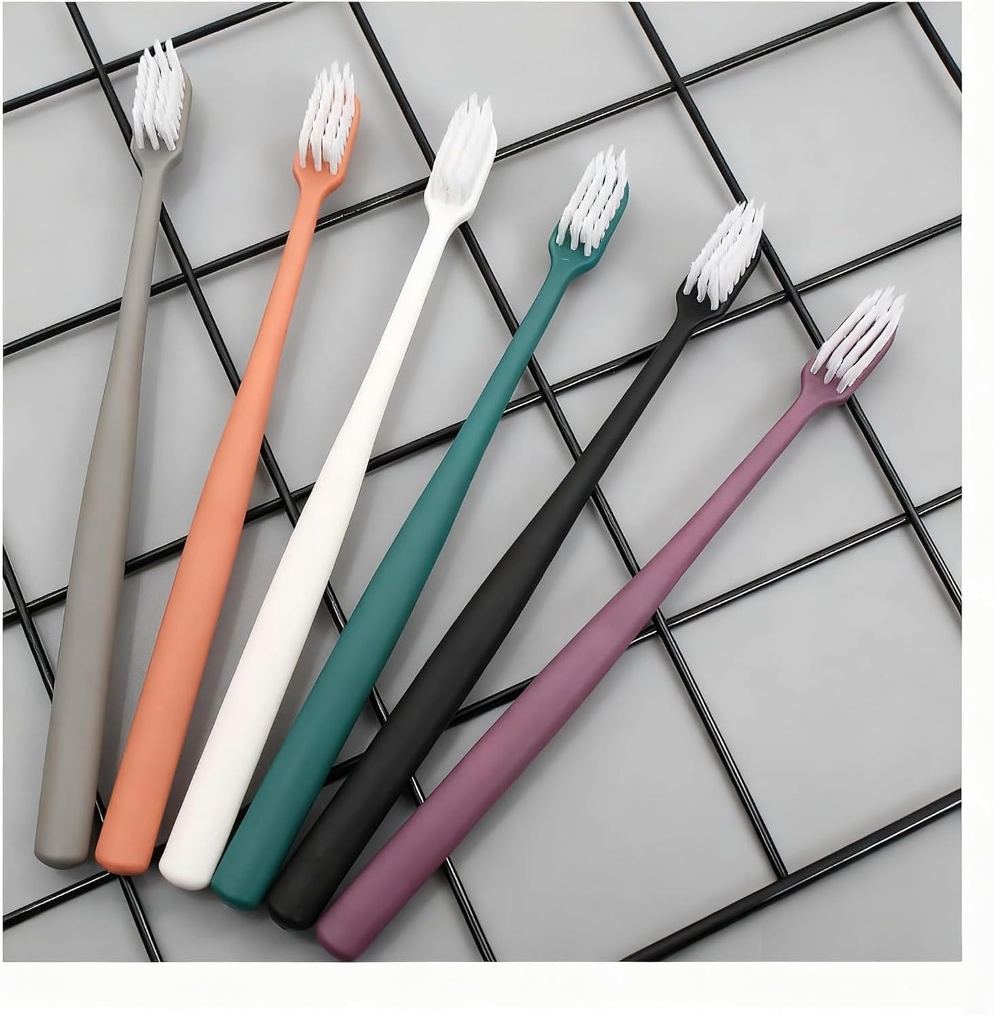 SKY-TOUCH 20Pcs Disposable Travel Toothbrushes with Single Pack Probiotic Toothpaste, Soft Bristle, Individually Waterproof Packaging, Single Use for Hotel, Camping, Travel, Home, Guests(Grey)