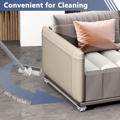 SKY-TOUCH Washing Machine Base with Brake, Movable Adjustable Base for Washer, Dryer, Refrigerator, Load 300kgs, Grey - 45x5cm