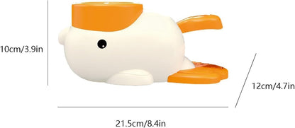 SKY-TOUCH Flying Disc Toy Rocket Launcher for Kids Ages 3-8,Duck Catch Game,Pop-up Frisbee Machine,Frisbee Launcher Toy Chase,Indoor and Outdoor Sports,Perfect Kids Birthday Party Gift