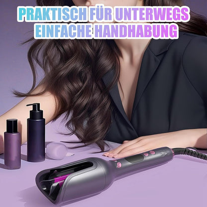 SKY-TOUCH Hair Automatic Curling Iron, LCD Ceramic Tourmaline Large Curls Automatic for Long Hair, 150-210°C Timer & Temperature Setting, Hair Curler Automatic, 4 temperature settings, 31.5x5.5cm