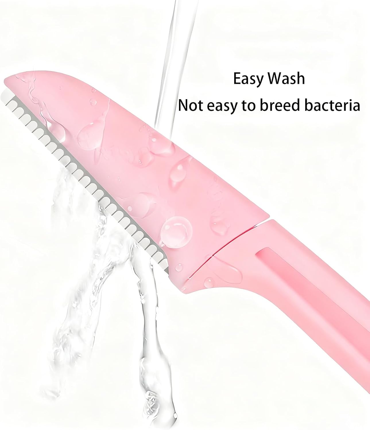 SKY- TOUCH 4Pcs Foldable Eyebrow Trimmer Set, Portable And Gentle Hair Removal Tool, Stainless Steel Shaver for Facial Hair, Hand/Foot, And Body Hair Removal