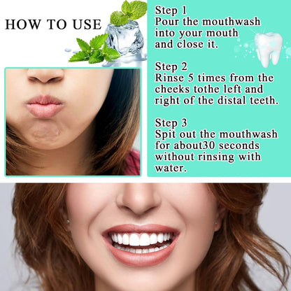 SKY-TOUCH 20-Count Travel Mouthwash, 10ml x 20 Individually Wrapped - Fresh Mint, Portable & Convenient - Freshens Breath, Cleans Teeth, Prevents Bad Breath, No Alcohol