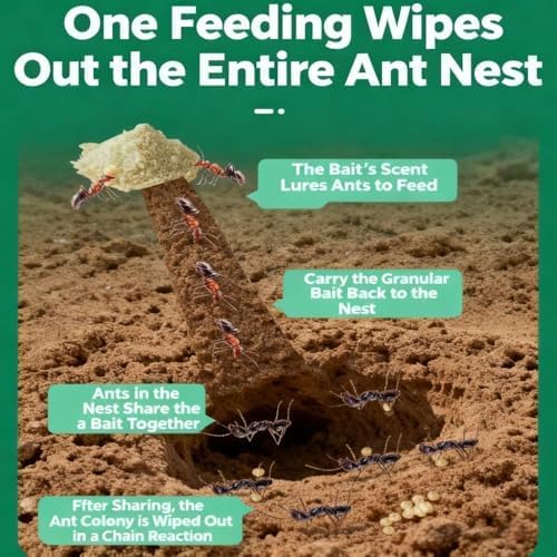 SKY-TOUCH 25 PCS Ant Bait Powder