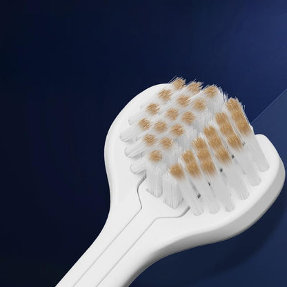 SKY-YOUCH Adult Soft Τoothbrush, Medium Soft Τoothbrush, Three-sided Bristle Τoothbrush, Excellent Cleaning Effect, Convenient for Traveling, Suitable for Sensitive Teeth and Gum Recession (6 Pack)