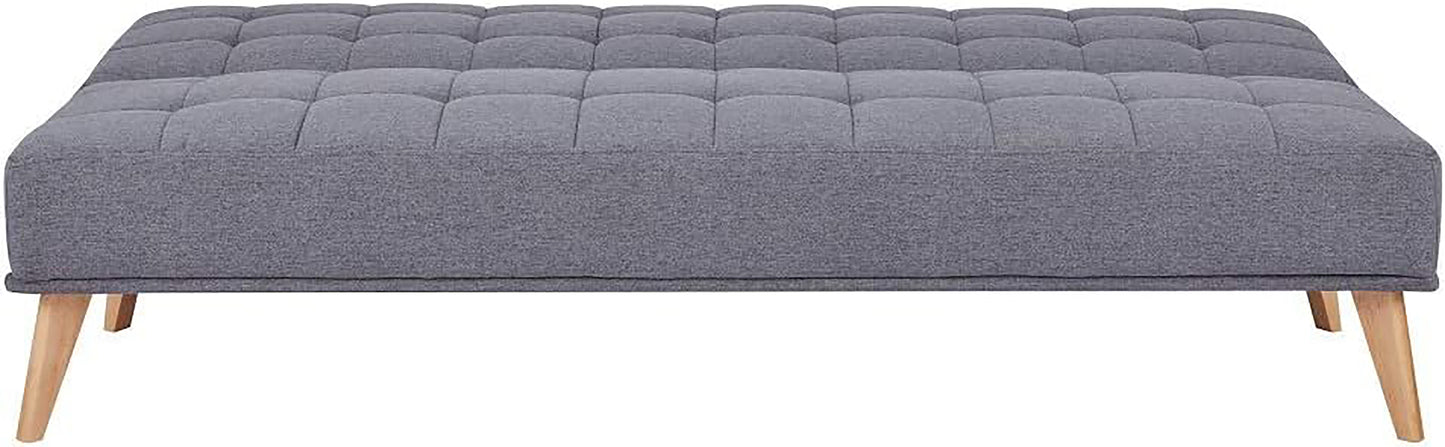 SKY-TOUCH Adjustable Folding Accent Sofa Couch for Living Room,Futon Fold Sofa Bed,Convertible Sleeper Sofa with Tapered Wood Legs,Convertible Modern Futon for Living Room,180×80×80cm