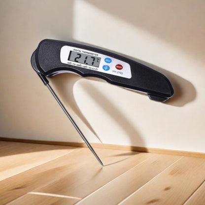 SKY-TOUCH Digital Meat Thermometer, Instant Read Waterproof Food Thermometer, Foldable Long Probe Food Cooking Thermometer with °F/°C for Kitchen, Cooking, Grill, Candy