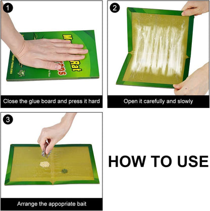 SKY-TOUCH 15pcs Mouse Glue Traps – Strong Adhesive Rodent Catcher, Powerful and Effective Mouse Sticky Boards for Home and Office Pest Control