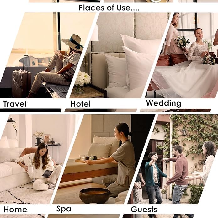 SKY-TOUCH 6 Pairs Of Disposable Black Slippers, Individually Packaged, Cotton Non-Slip, Suitable For Hotels, Spas, Graduation Ceremonies, Wedding Parties, Home Travel, Suitable For Adults