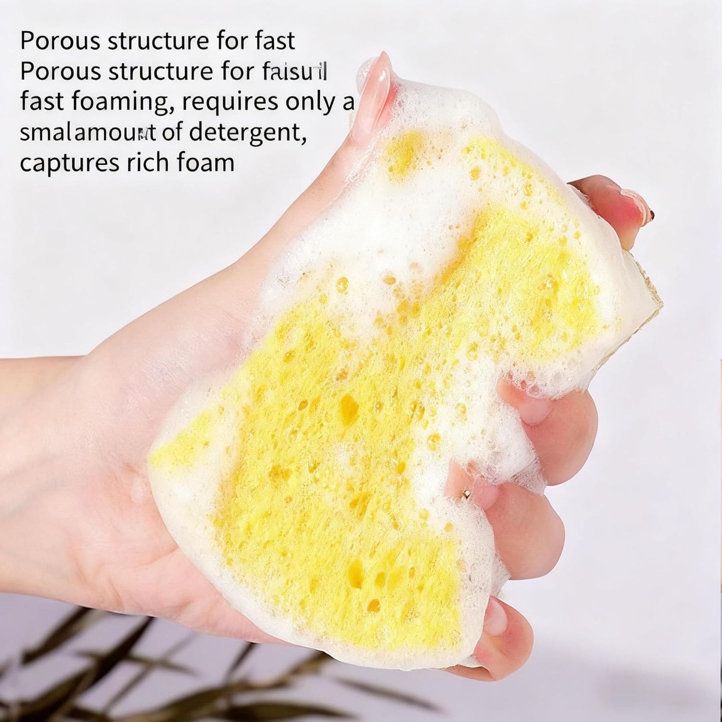 SKY-TOUCH 12 PACK Cleaning Sponges, Natural Jute Pulp & Coconut Fiber Scrubber Sponges for Dishwashing, Pot Scrubbing, and Kitchen Cleaning, Eco-Friendly, Durable, Multi-Purpose Sponges