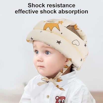 SKY-TOUCH Baby Safety Helmet,Adjustable & Breathable Head Protector for Infants and Toddlers,No Bumps Cushion Cap for Crawling,Running,Playing,Soft Protective Headgear with Knee Pads(6-36 Months)