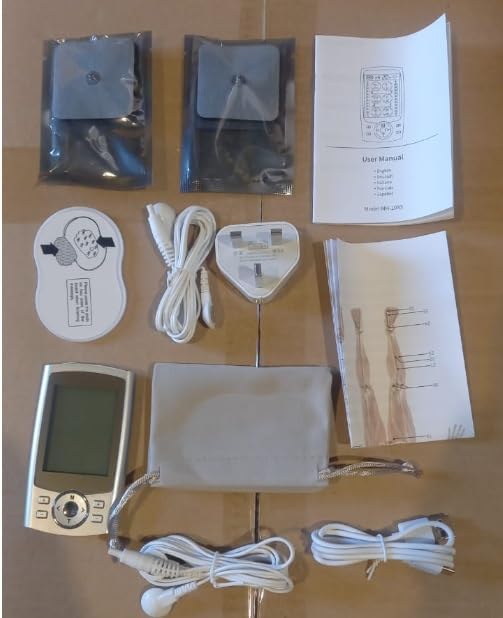 SKY-TOUCH 24 Modes Rechargeable Pulse Therapy Massager – Pain Relief & Muscle Relaxation, Includes Electrodes & Accessories