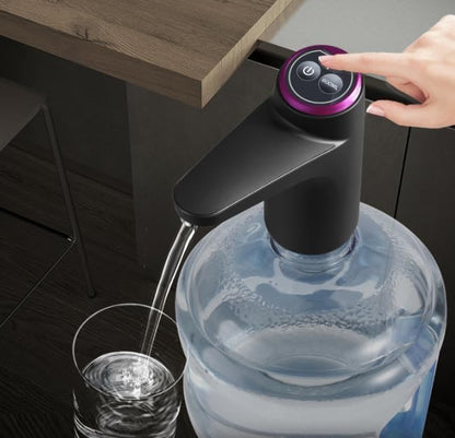 SKY-TOUCH Water Dispenser Pump with USB Charging, Portable Drinking Water Pump for Standard 3-5 Gallon Bottles, Home & Office Use, Camping Essentials