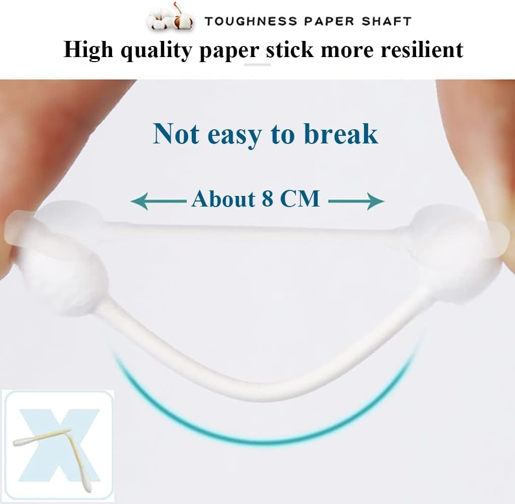 SKY-TOUCH 3 boxes—156 PCS Baby Cotton Swabs for Newborns, Soft & Gentle for Belly Button, Wound Care, Ear & Nose Cleaning – Safe for Infant Care