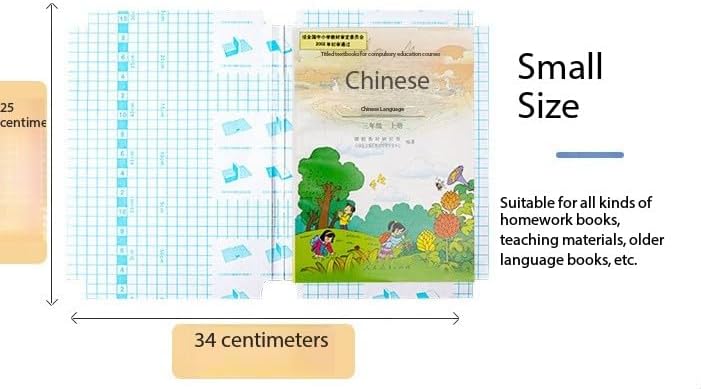 SKY-TOUCH Self-Adhesive Book Cover Film - A4/16K/25K Size(15 Pcs- 3 Different Sizes -5 Each) Eco-Friendly, Waterproof, Scratch-Resistant, DurableClean Easy