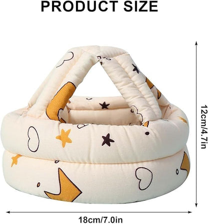 SKY-TOUCH Baby Safety Helmet,Adjustable & Breathable Head Protector for Infants and Toddlers,No Bumps Cushion Cap for Crawling,Running,Playing,Soft Protective Headgear with Knee Pads(6-36 Months)