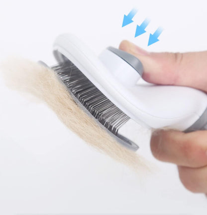 SKY-TOUCH Pet Cat Brush for Shedding and Grooming, Dog Hair Removal Brush, Pet Groomer Shedding Grooming Tools Combs Rakes, Cats Brush for Short or Long Haired Removes Loose Hair & Tangles