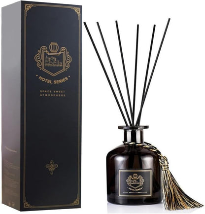 SKY-TOUCH Reed Diffuser Set : Shangri-La Blended Fragrance Diffuser Air Fresheners Aromatherapy Diffusers for Home Bedroom Bathroom Office Decor 50ml