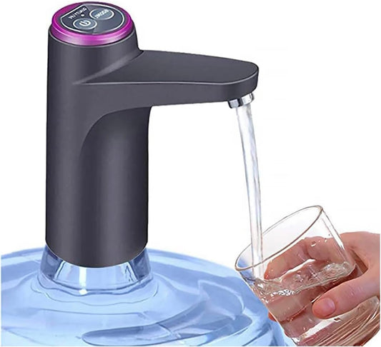 SKY-TOUCH Water Dispenser Pump with USB Charging, Portable Drinking Water Pump for Standard 3-5 Gallon Bottles, Home & Office Use, Camping Essentials