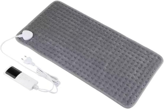 SKY-TOUCH Heating pad, Electric Heat Pad with Automatic Switch-Off and 9 Temperature (35°-75°) Heating pad for Back Neck Shoulder Belly Heating Technology - Machine Washable,30 * 60cm,Grey
