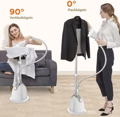SKY-TOUCH 1800W Vertical Garment Steamer for Clothes,Quick Care with Powerful Steam Upto 35g/min,1.4L Detachable Tank,Glove,Ideal for Delicate Clothes and Long Garments,10 Gear Adjustment